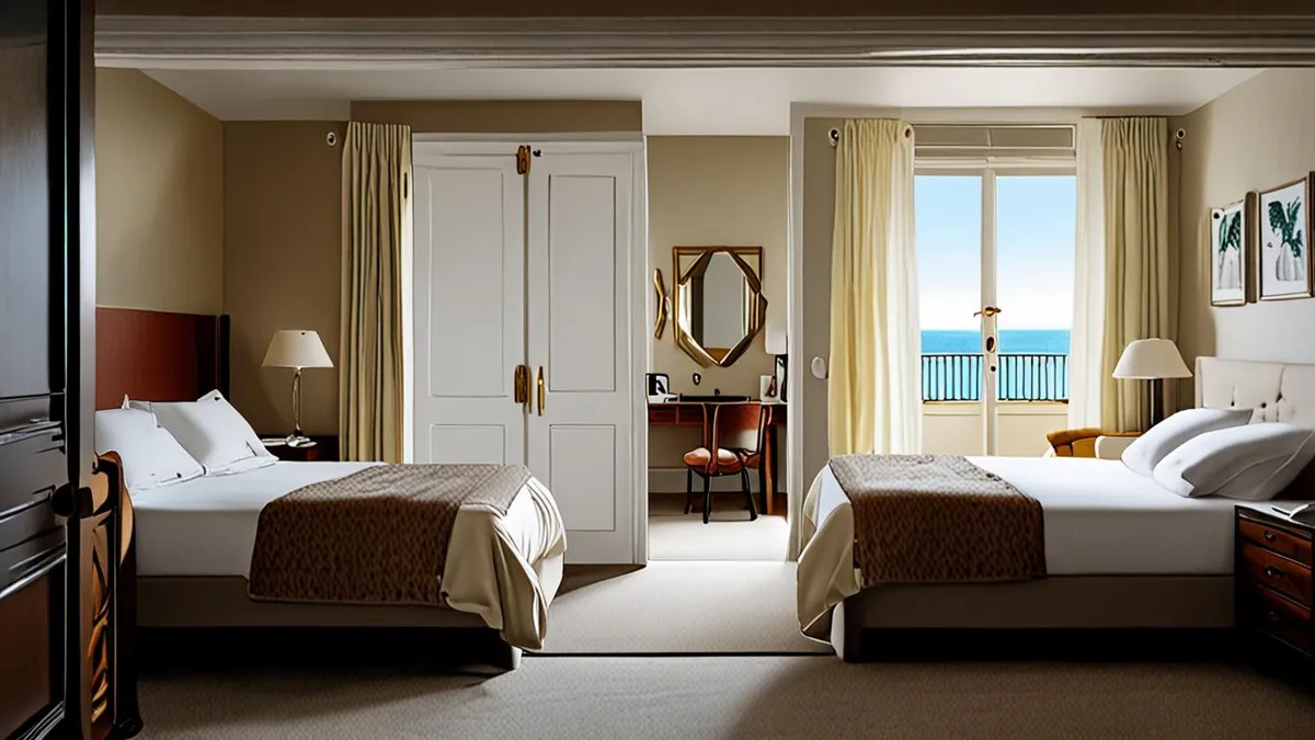 adjoining vs connecting rooms