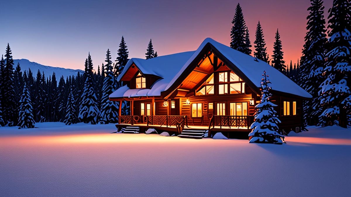 book a lodge for a Christmas break