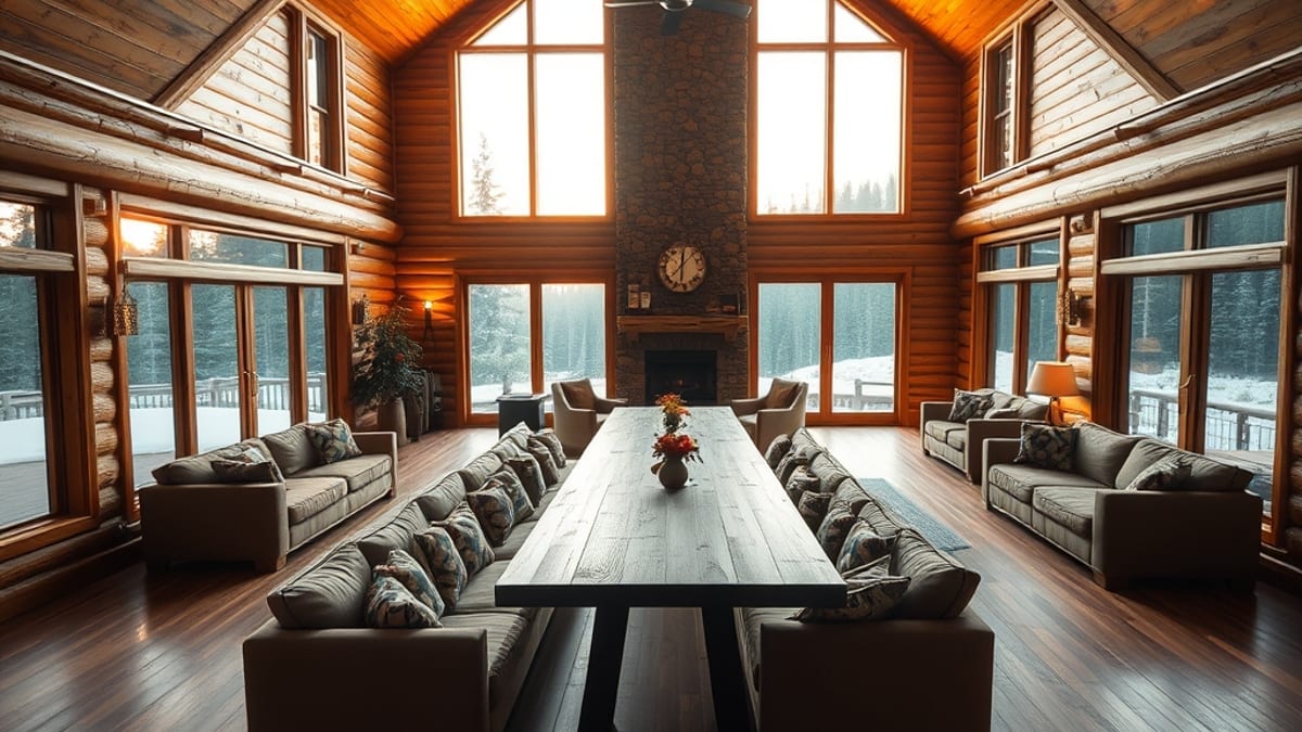 lodge for a group of friends