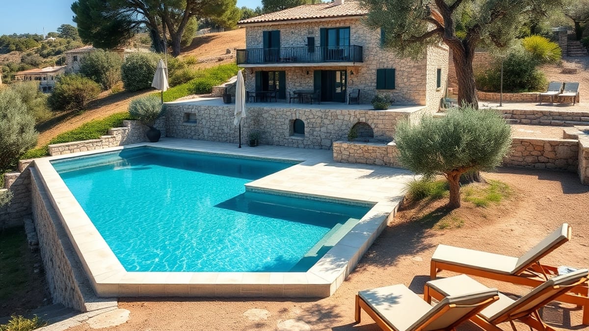 villa for a summer trip
