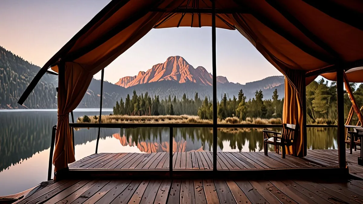 glamping in the Alps