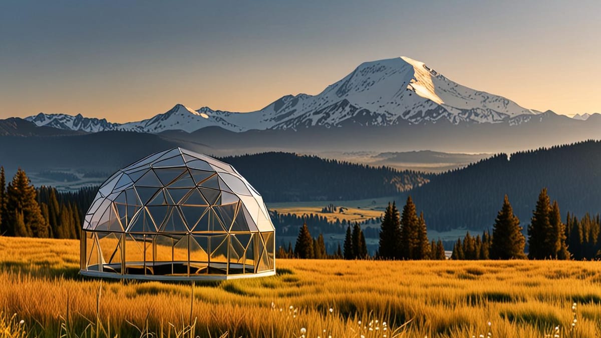glamping in the Alps