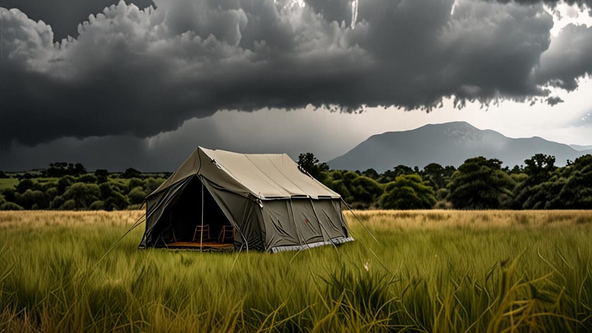 glamping cancellations and weather