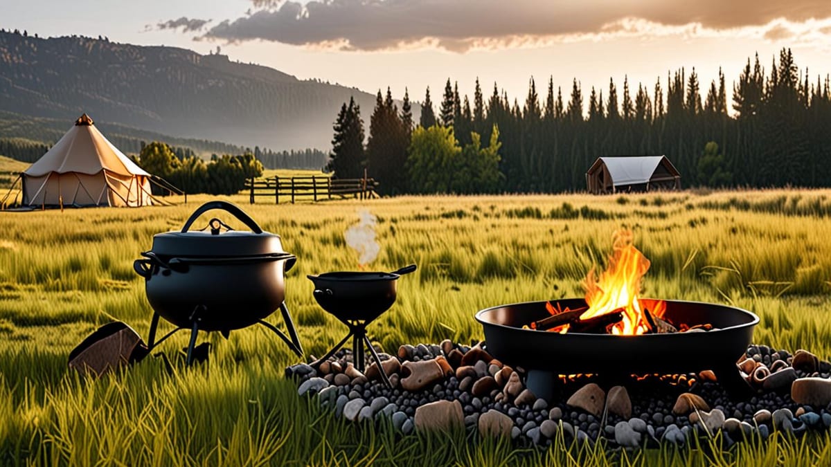 glamping cooking facilities