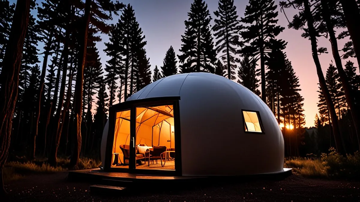 glamping electricity and lighting