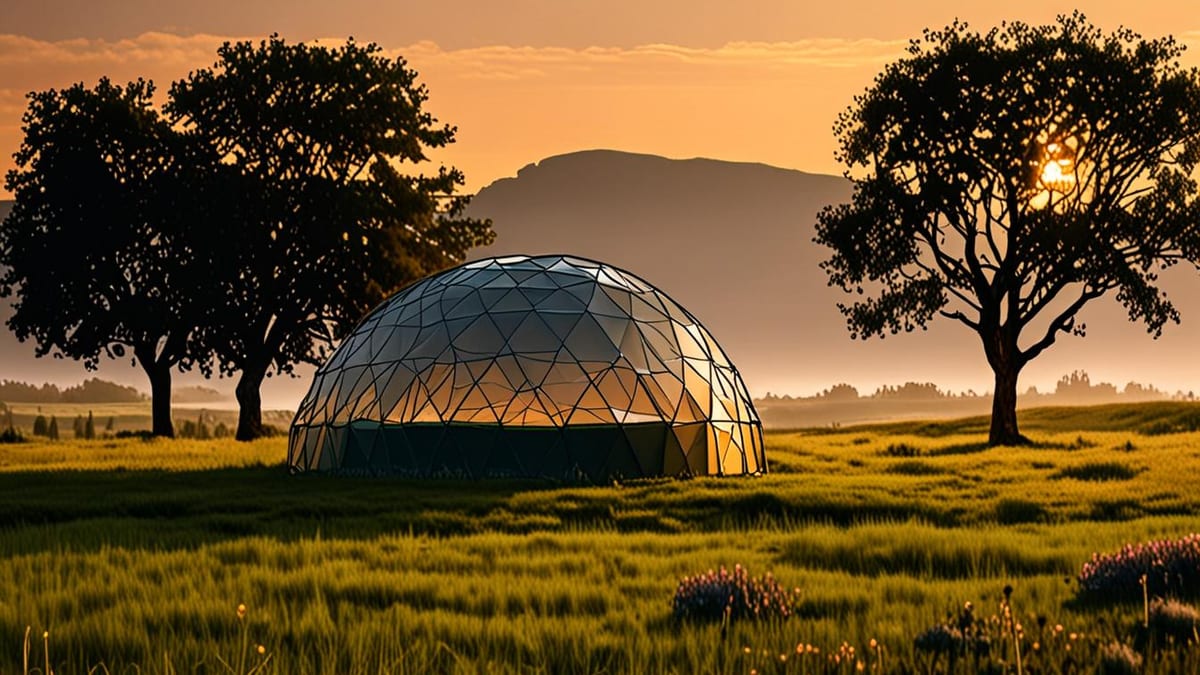 glamping in spring