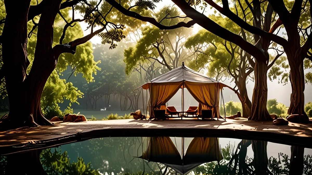 glamping sites with pools