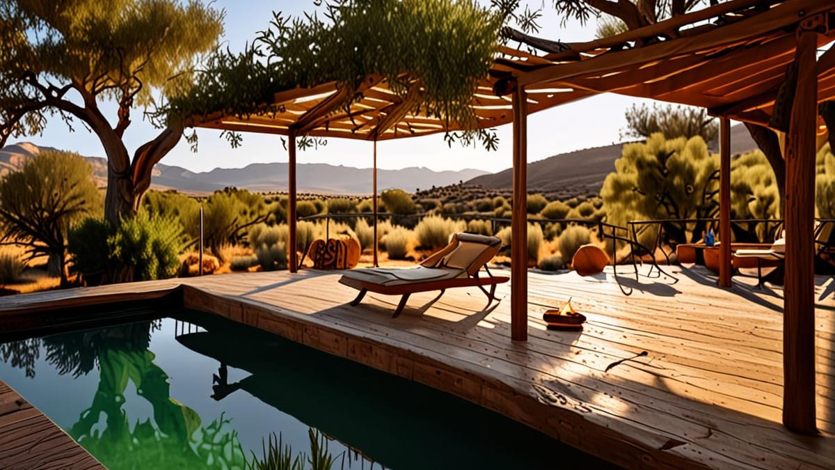 glamping sites with pools
