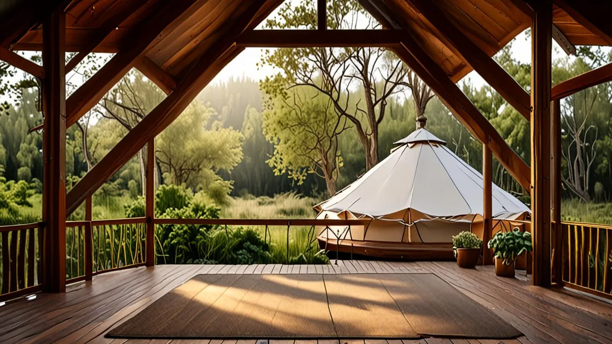 glamping with a baby