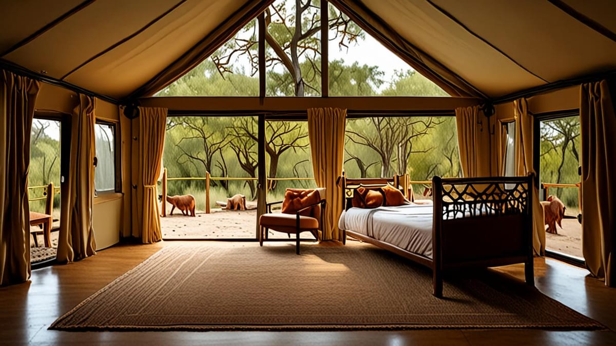 glamping with a baby