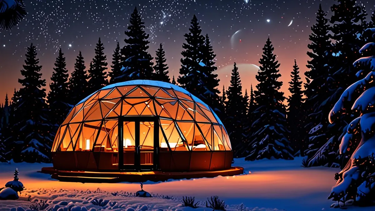 glamping with a hot tub