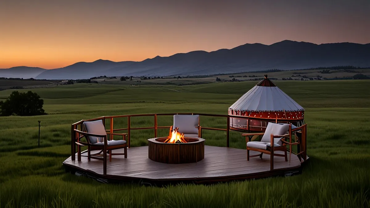glamping with kids