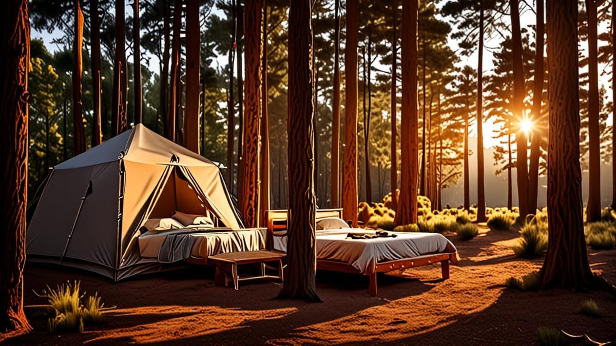 glamping with kids