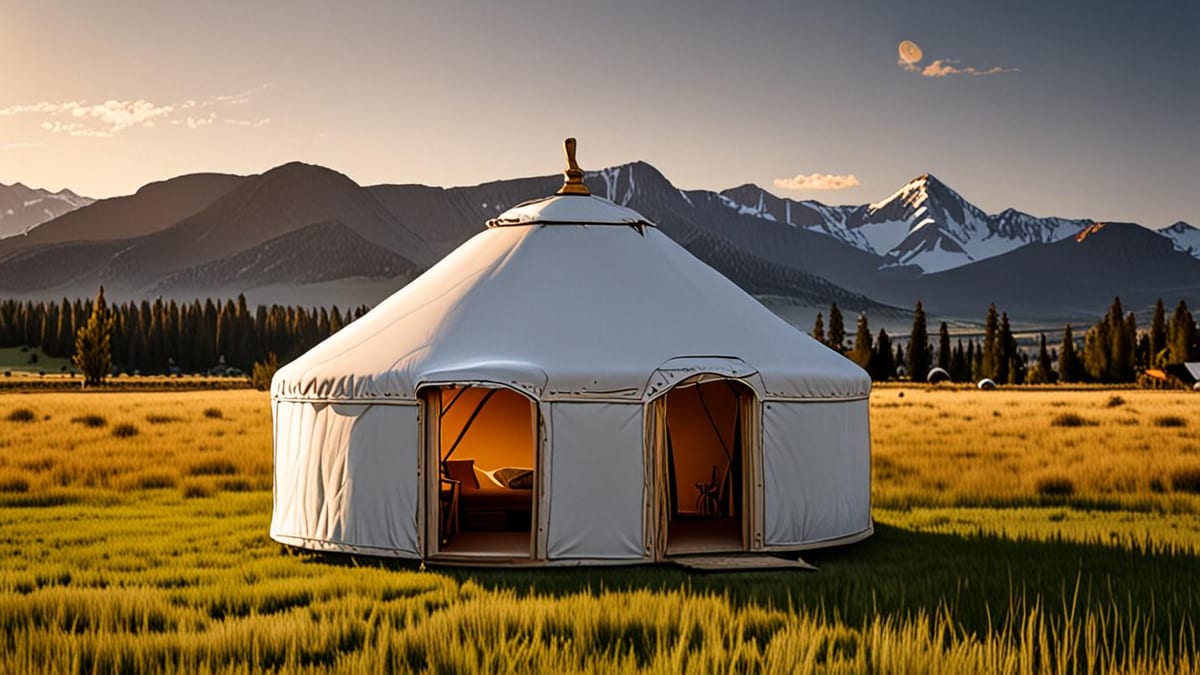 glamping in yurts, domes and safari tents