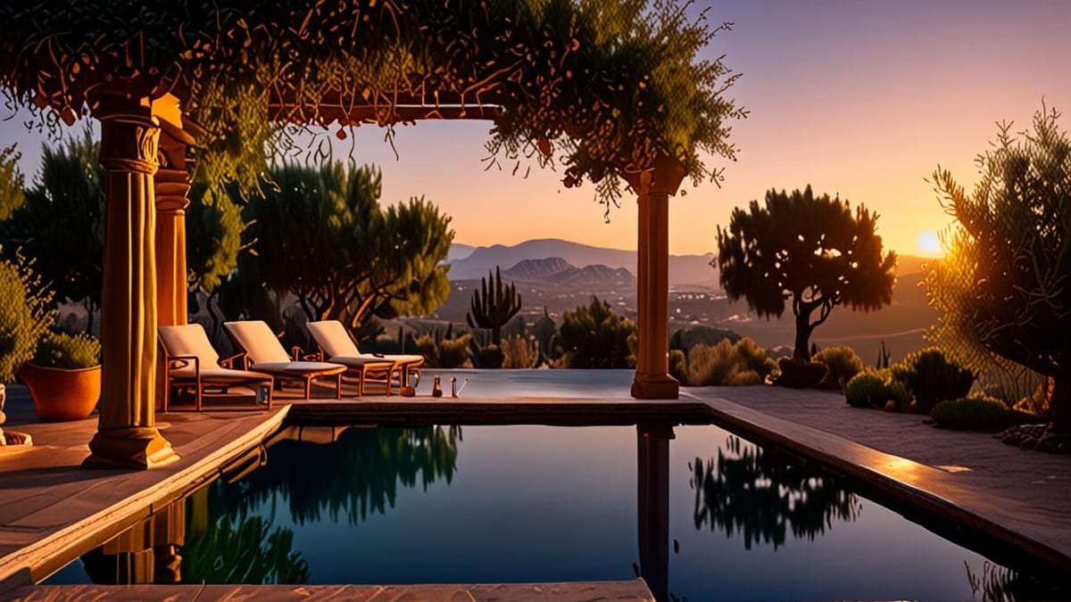 heated pool vs unheated villa pool