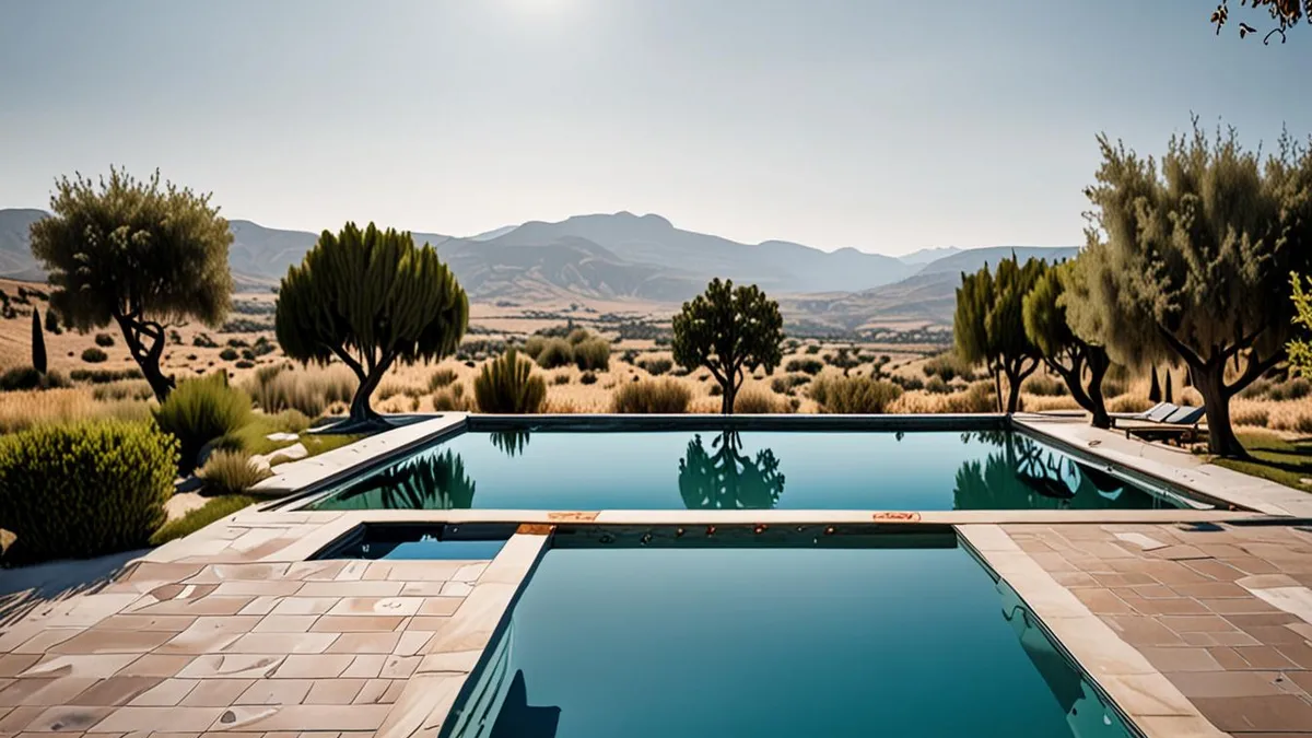 heated pool vs unheated villa pool