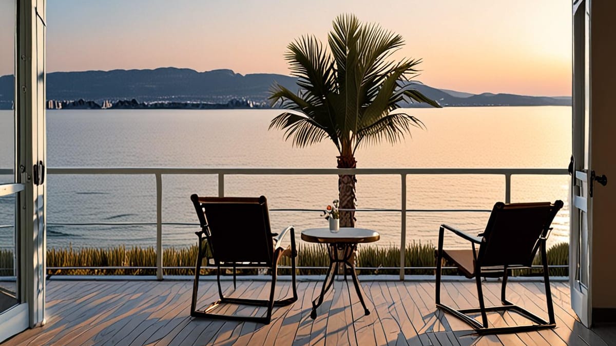 hotel balconies and views