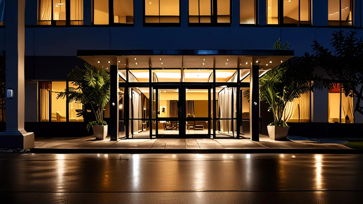 check into a hotel