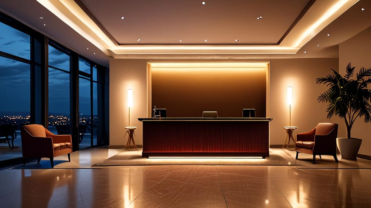 check into a hotel