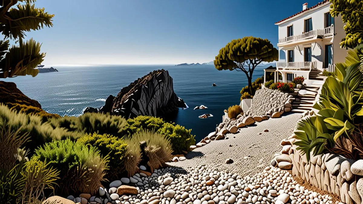 villa near a beach