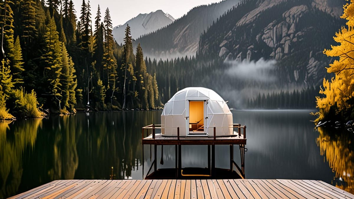 lake glamping