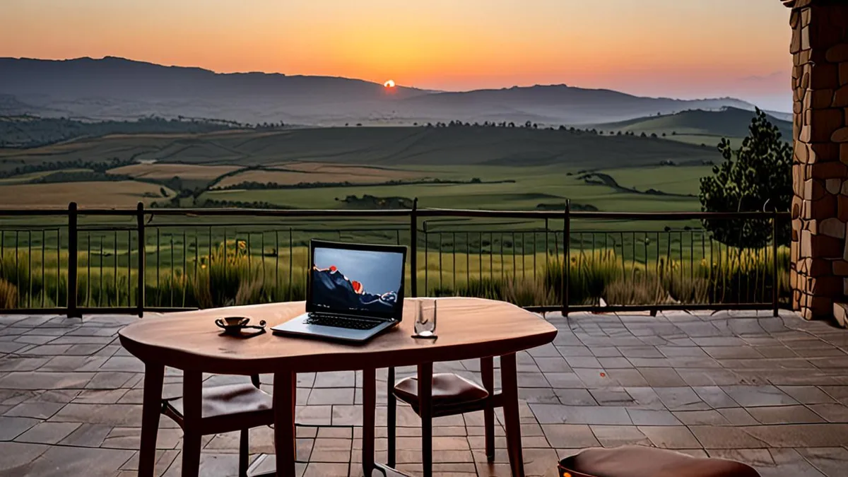 lodge breaks for remote work