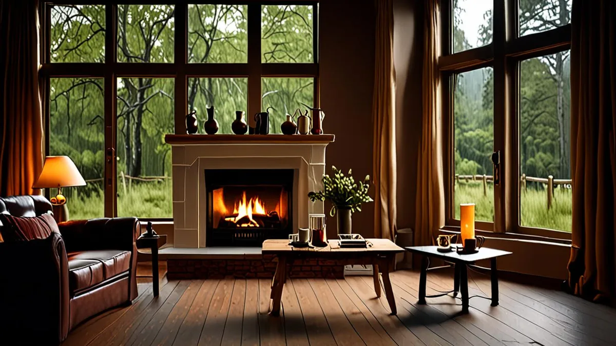 lodge holidays in the rain
