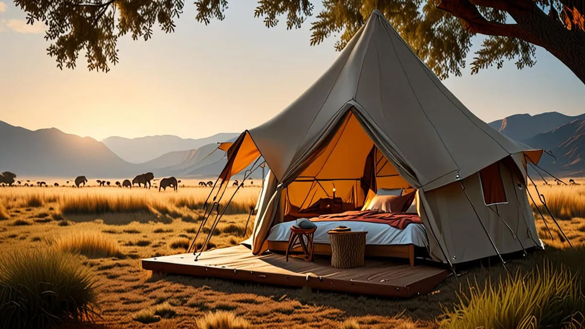 lodge vs glamping