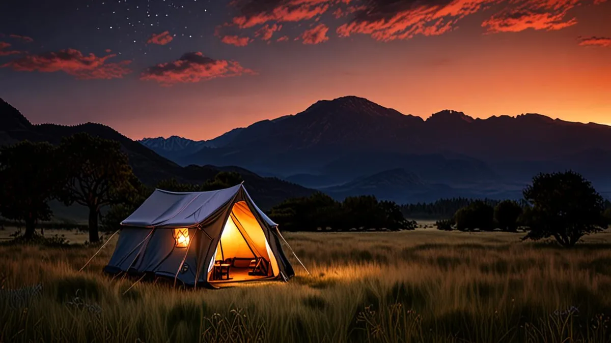 stargazing glamping