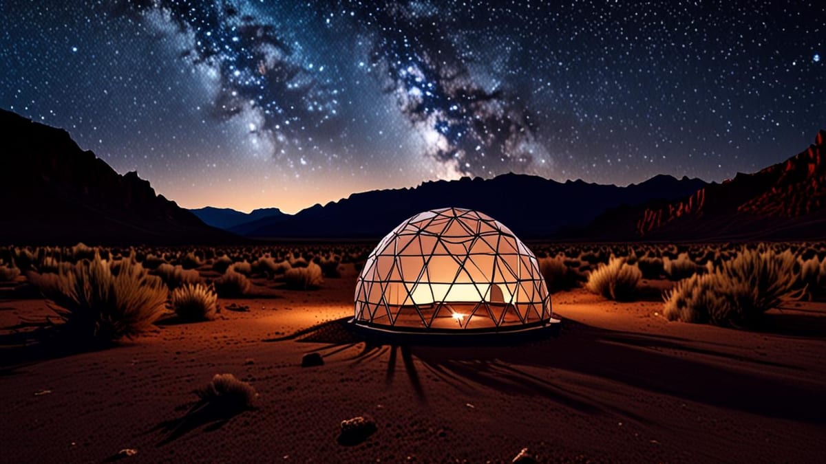 stargazing glamping
