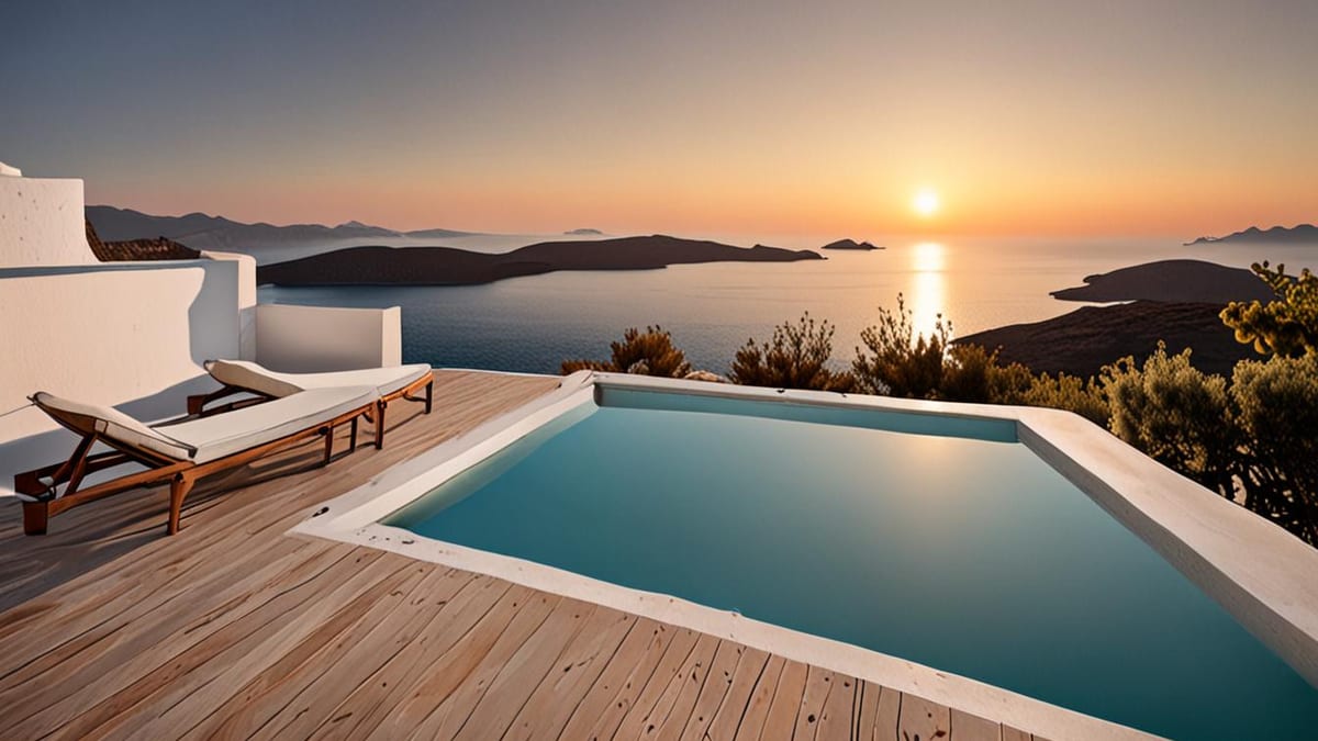 villa vs hotel in Greece