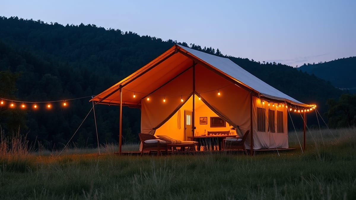 weekend glamping trips