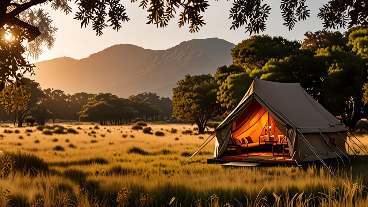 what is glamping